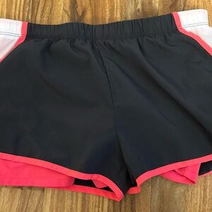 New Balance Black and Pink Athletic Shorts